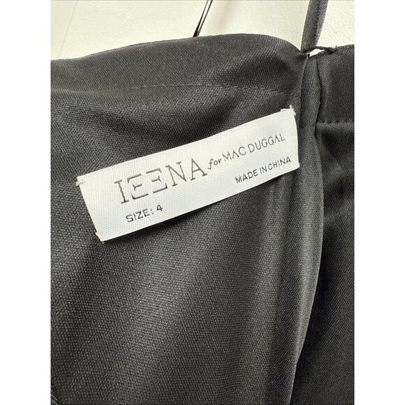 New Mac Duggal Size 4 Floral 26905 One Shoulder Ruffle Ruched Cocktail Dress NWT - Picture 14 of 15